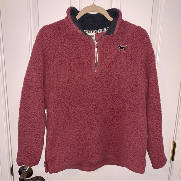 PINK Victoria's Secret Sweaters - Victoria’s Secret Pink Fleece Zip-up